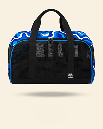 Mochila Azul para Pets Personalizada Saks
