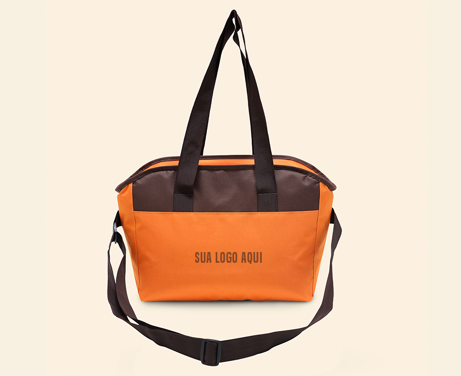Bolsa térmica com alça de ombro e mão