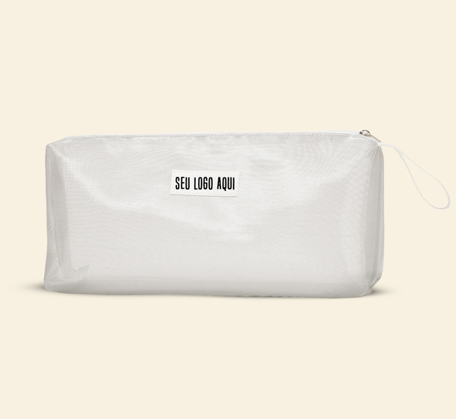 Nécessaire branca retangular